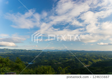 從瞭望台望去的景色（大分縣竹田市直入町） 124633887