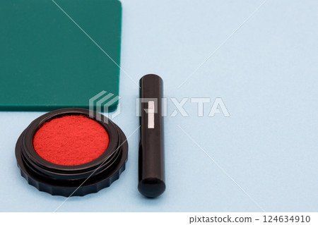 Seal, vermilion and seal mat 124634910