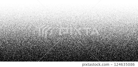 Noise dot grain background. Vector dotwork pattern. Densely dotted texture with subtle gradient. Black stipple sand effect. Abstract grunge monochrome surface, overlay with stochastic stipple spray Noise dot grain background. Vector dotwork pattern. Densely dotted texture with subtle gradient. Black stipple sand effect. Abstract grunge monochrome surface, overlay with stochastic stipple spray 124635086