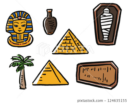 埃及寬鬆插圖集 124635155