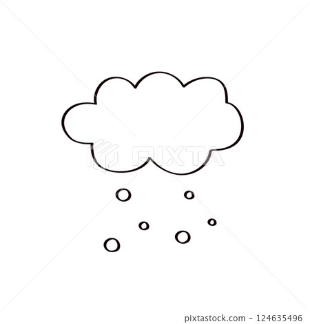 Snow falling illustration Snow falling illustration 124635496