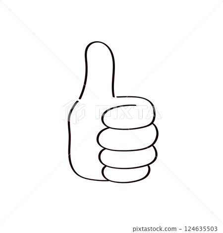 Good hand illustration Good hand illustration 124635503