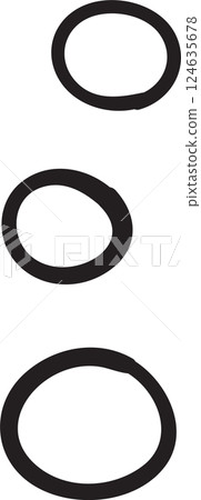 Cute Bubbles Doodle Outline 124635678