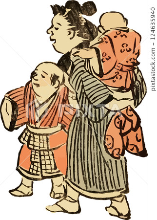 Edo Brothers' loose drawing material 124635940