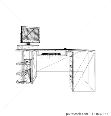 Computer-table-retro Computer-table-retro 124637134