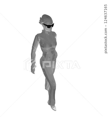 Stylish young women dressed in trendy clothes. Fashionable casual and formal outfits. 3D polygonal vector illustration. Girl boss. Fashion girl in sunglasses girl boss. woman face vector illustration. Stylish young women dressed in trendy clothes. Fashionable casual and formal outfits. 3D polygonal vector illustration. Girl boss. Fashion girl in sunglasses girl boss. woman face vector illustration. 124637165