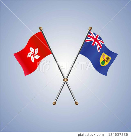 Hong Kong and Turk and Caicos flag relations 124637286