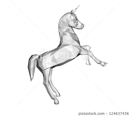 Unicorn-polygonal 124637436