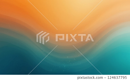 A vibrant gradient blending from warm orange to cool turquoise, evoking warmth and calmness, ideal for use in digital designs, wallpapers, or creative projects. A vibrant gradient blending from warm orange to cool turquoise, evoking warmth and calmness, ideal for use in digital designs, wallpapers, or creative projects. 124637795