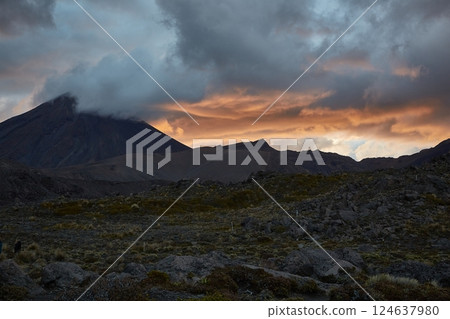 Volcanic Landscape, Tongariro Volcanic Landscape, Tongariro 124637980