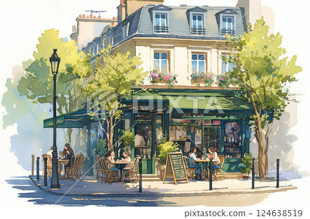 Town Cafe #03 124638519