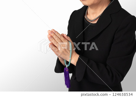 喪服、祈禱、葬禮、圖像 喪服、祈禱、葬禮、圖像 124638534