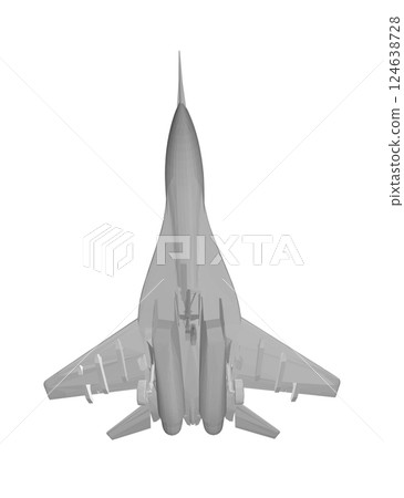 Military fighter jet polygonal. Vector art illustration of polygonal airplane. Modern war aircraft. Supersonic speed. 3D. Military fighter jet polygonal. Vector art illustration of polygonal airplane. Modern war aircraft. Supersonic speed. 3D. 124638728
