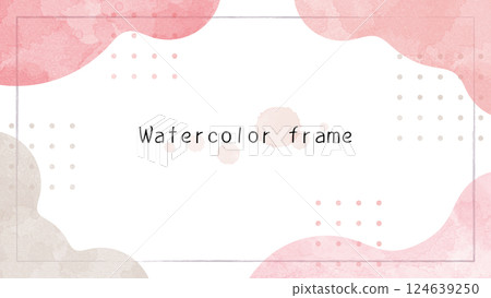 Gentle watercolor frame. Watercolor background. Stylish watercolor wallpaper. Gentle watercolor frame. Watercolor background. Stylish watercolor wallpaper. 124639250