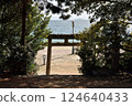 Torii gate of Iruka Shrine in Etajima City 124640433