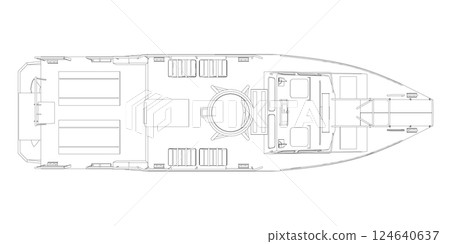 Warship icon outline. Military ships and naval vessels. isolated vector images. Military ship outline vector. Military vehicle template vector isolated on white. Warship icon outline. Military ships and naval vessels. isolated vector images. Military ship outline vector. Military vehicle template vector isolated on white. 124640637