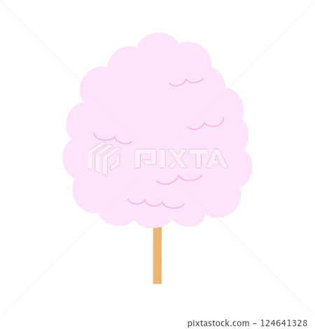 pink cotton candy pink cotton candy 124641328