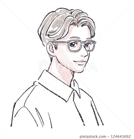 Men and boys illustration material set 124641692