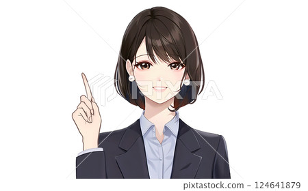 婦女和女孩插畫素材 124641879