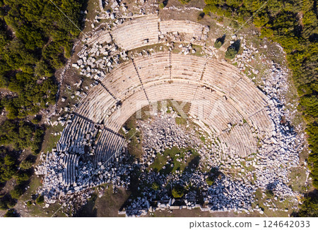 Ruins of antique theater of Kibyra, Turkey Ruins of antique theater of Kibyra, Turkey 124642033