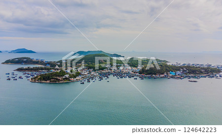 An island in the sea. An island in the sea. 124642223