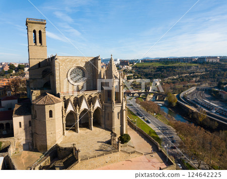 Collegiate Basilica of Santa Maria in Manresa, Spain Collegiate Basilica of Santa Maria in Manresa, Spain 124642225