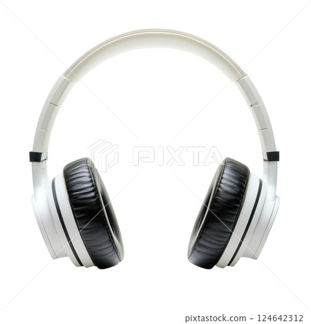 Studio headphones isolated on white background 124642312
