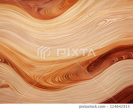 Elegant Japanese-style wood grain 08 124642915