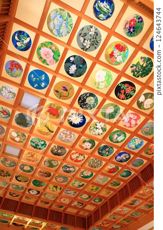 Ceiling painting at Ojo-in Temple, Tachibana-dera Temple, Asuka Village 124643744