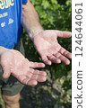 Craftsman's hand 124644061