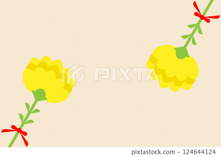 可愛康乃馨花框 124644124