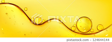 Oil texture forms bubble shapes 124644144