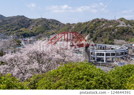 櫻花和溫道橋 124644391