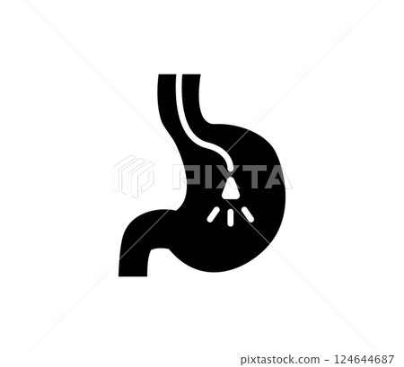 Gastrocamera silhouette icon illustration vector Gastrocamera silhouette icon illustration vector 124644687