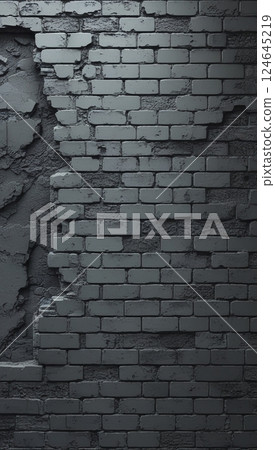 Anime style textured brick pattern background Anime style textured brick pattern background 124645219