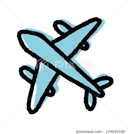 飛機圖標 飛機圖標 124645580