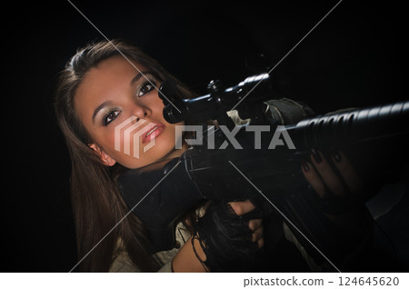 army girl army girl 124645620