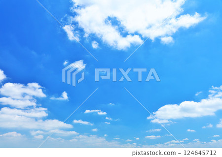 Summer blue sky and clouds Summer blue sky and clouds 124645712