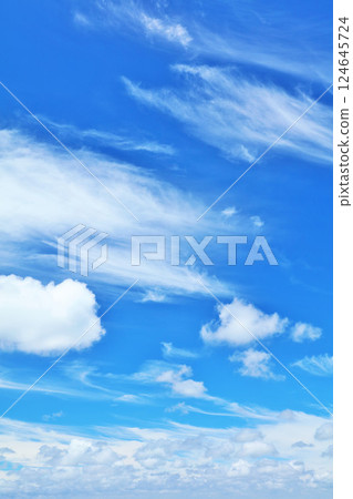 Summer blue sky and clouds Summer blue sky and clouds 124645724