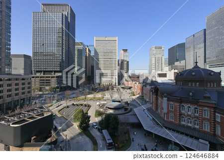 Tokyo Station Marunouchi Station Building and Station Square, Shin-Marunouchi Building, Tokyo Midtown Yaesu 124646884