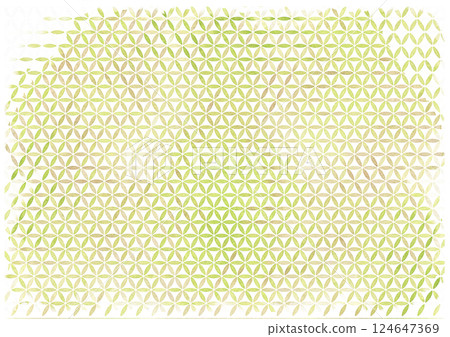 Watercolor yellow-green brown geometric and small pattern Watercolor yellow-green brown geometric and small pattern 124647369
