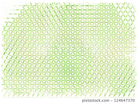 水彩綠色和棕色幾何小圖案 124647370