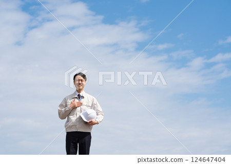 工作服男人 124647404