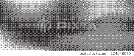 Black and white gradient vector background with abstract texture. Glitch effect and noise, featuring a pixelated pattern and bitmap distortion for a futuristic, monochrome look. Black and white gradient vector background with abstract texture. Glitch effect and noise, featuring a pixelated pattern and bitmap distortion for a futuristic, monochrome look. 124648070