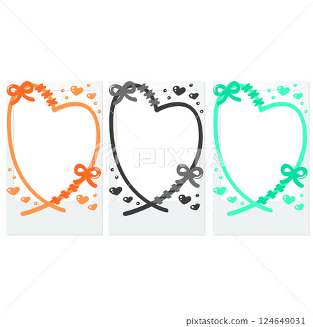 塗鴉即時相機裝飾框橙色黑色薄荷 124649031