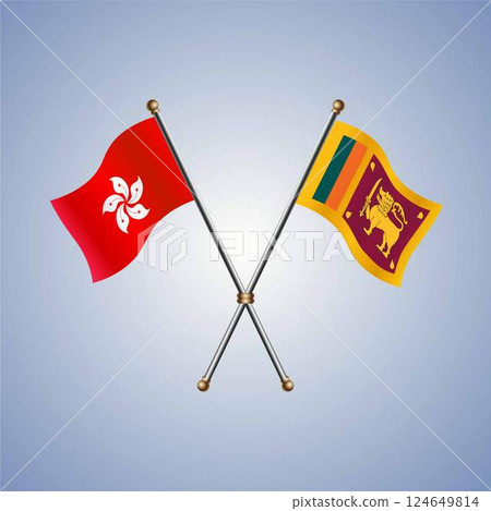 Hong Kong and Sri Lanka flag relations 124649814