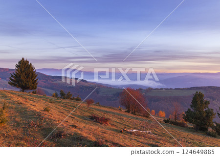 Typical landscape in National park Polana mountains, Slovakia Typical landscape in National park Polana mountains, Slovakia 124649885