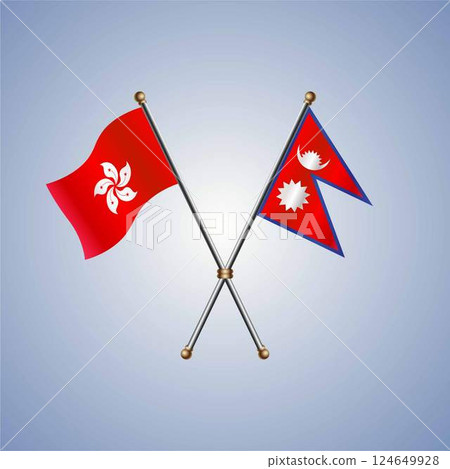 Hong Kong and Nepal flag relations 124649928
