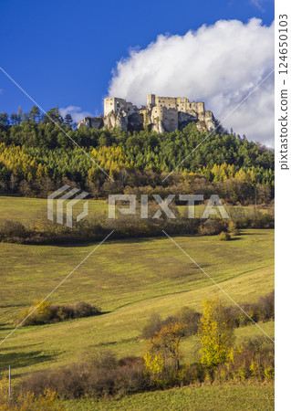 Lietava castle (Lietavsky hrad), Zilina region, Slovakia 124650103