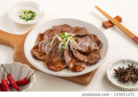 beef tendon beef taiwan food Braised beef shank 牛すね肉 124651255